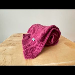 Chunky Knit 100% Cashmere Scarf
